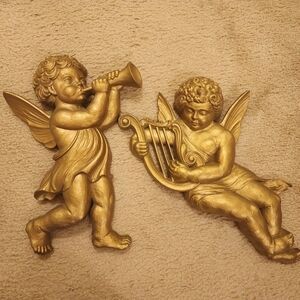 1963 Dart large pair of cherubs